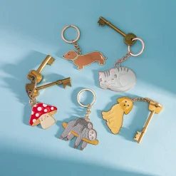 Best Sass and Belle Sausage Dog Enamel Keyring