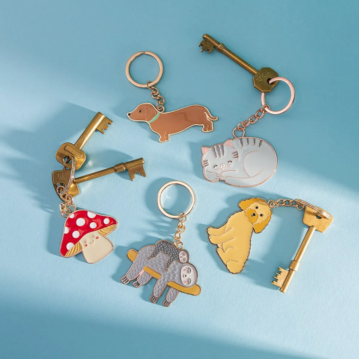 Best Sass and Belle Sausage Dog Enamel Keyring