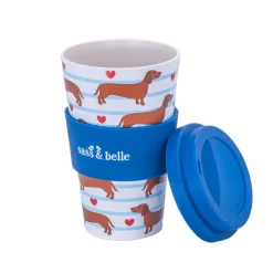 Outlet Sass and Belle Sausage Dog Travel Coffee Cup
