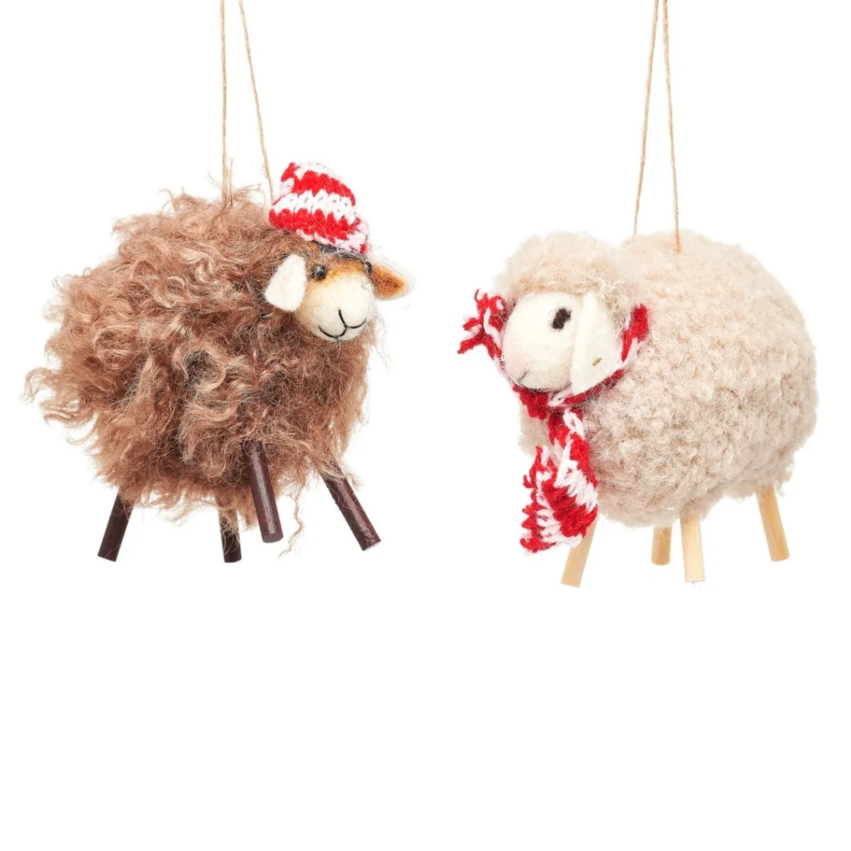 New Sass and Belle Sheep Felt Decoration Assorted
