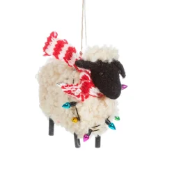Outlet Sass and Belle Sheep in Scarf Felt Decoration