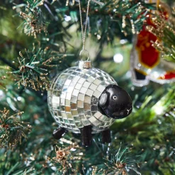 Outlet Sass and Belle Sheep Mirror Bauble