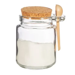 Clearance Sass and Belle Small Jar with Cork Lid and Spoon