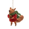 New Sass and Belle Squirrel in a Jumper Felt Decoration