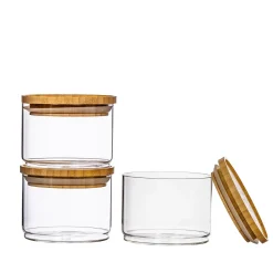 Best Sass and Belle Stacking Glass Storage Jars - Set of 3