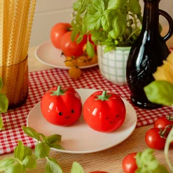 Hot Sass and Belle Tomato Salt & Pepper Shakers