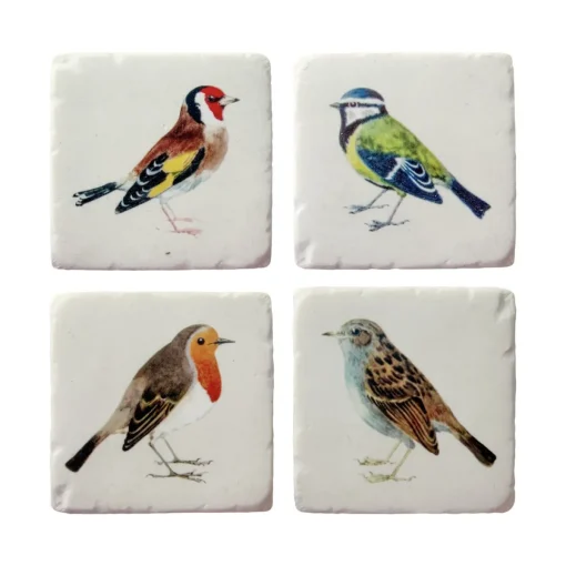 Discount Sass and Belle Vintage Birds Coasters - Set of 4