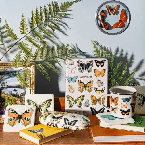 New Sass and Belle Vintage Butterflies Glasses Case