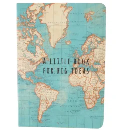 Sass and Belle Vintage Map Big Ideas Pocket Notebook