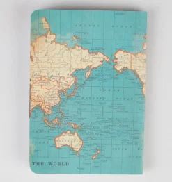 Sass and Belle Vintage Map Big Ideas Pocket Notebook