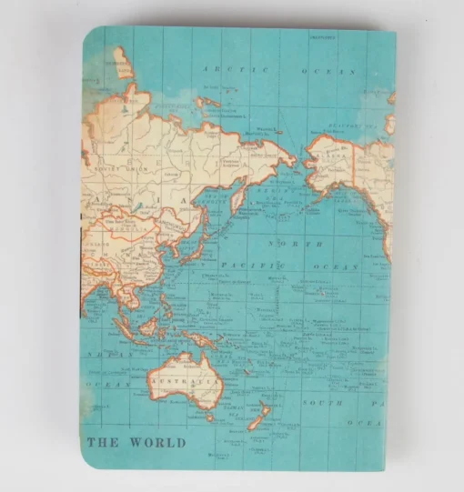 Sass and Belle Vintage Map Big Ideas Pocket Notebook