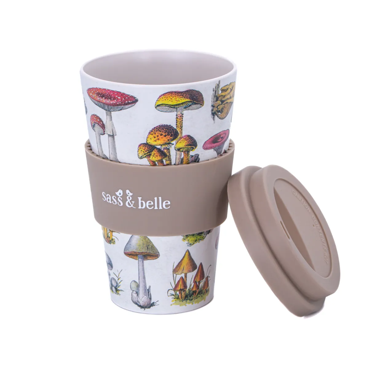 Clearance Sass and Belle Vintage Mushroom Travel Coffee Cup