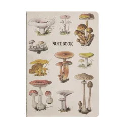 Hot Sass and Belle Vintage Mushrooms A5 Notebook