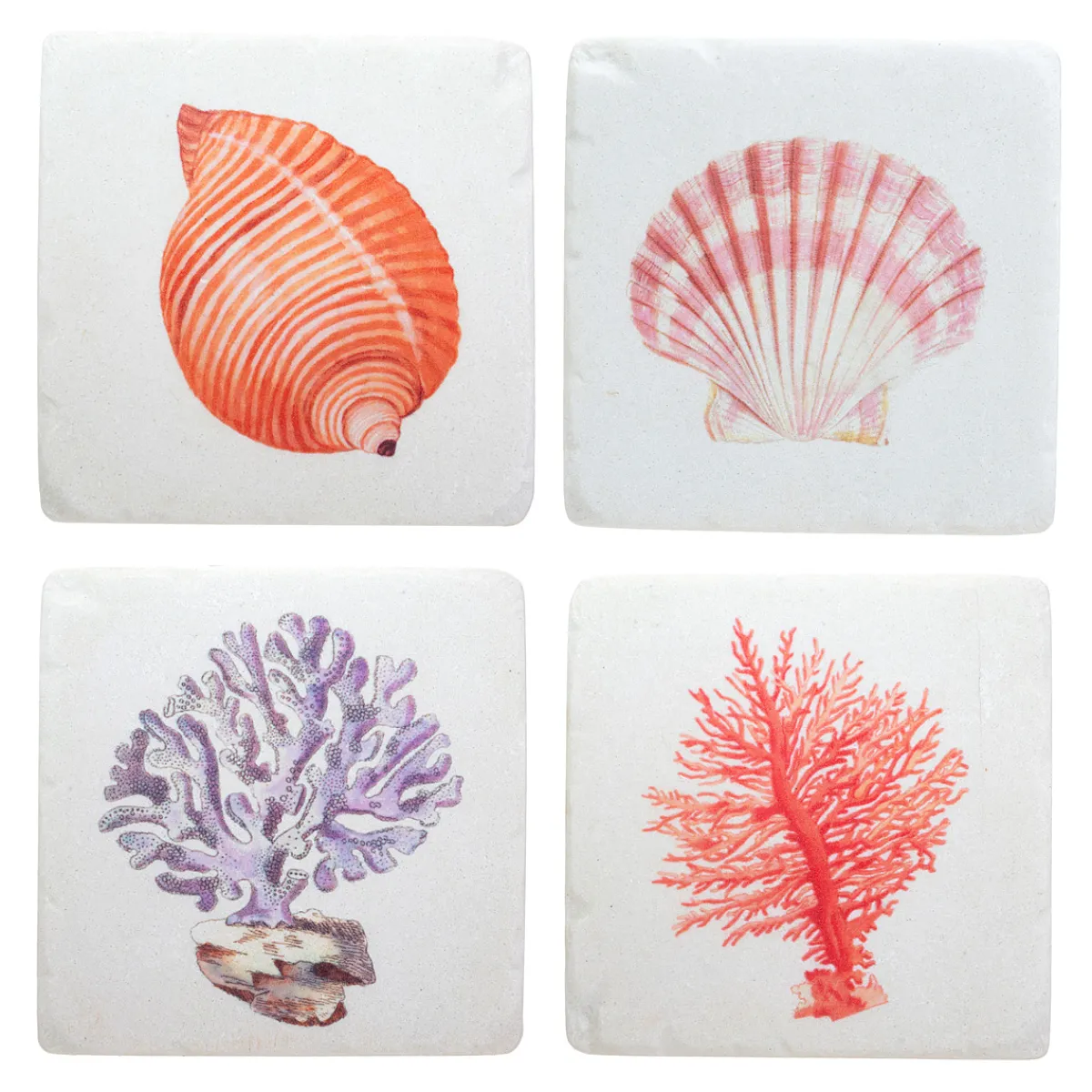 Discount Sass and Belle Vintage Sea Coasters - Set of 4