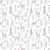 Clearance Sass and Belle Winter Forest Folk Deer Wrapping Paper
