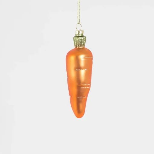 Sale Sass and Belle Winter Veggies Carrot Shaped Bauble Orange
