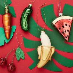 Sale Sass and Belle Winter Veggies Carrot Shaped Bauble Orange