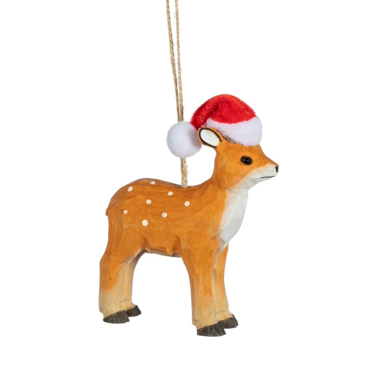 New Sass and Belle Wooden Deer Hanging Decoration