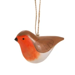 Clearance Sass and Belle Wooden Robin Hanging Decoration