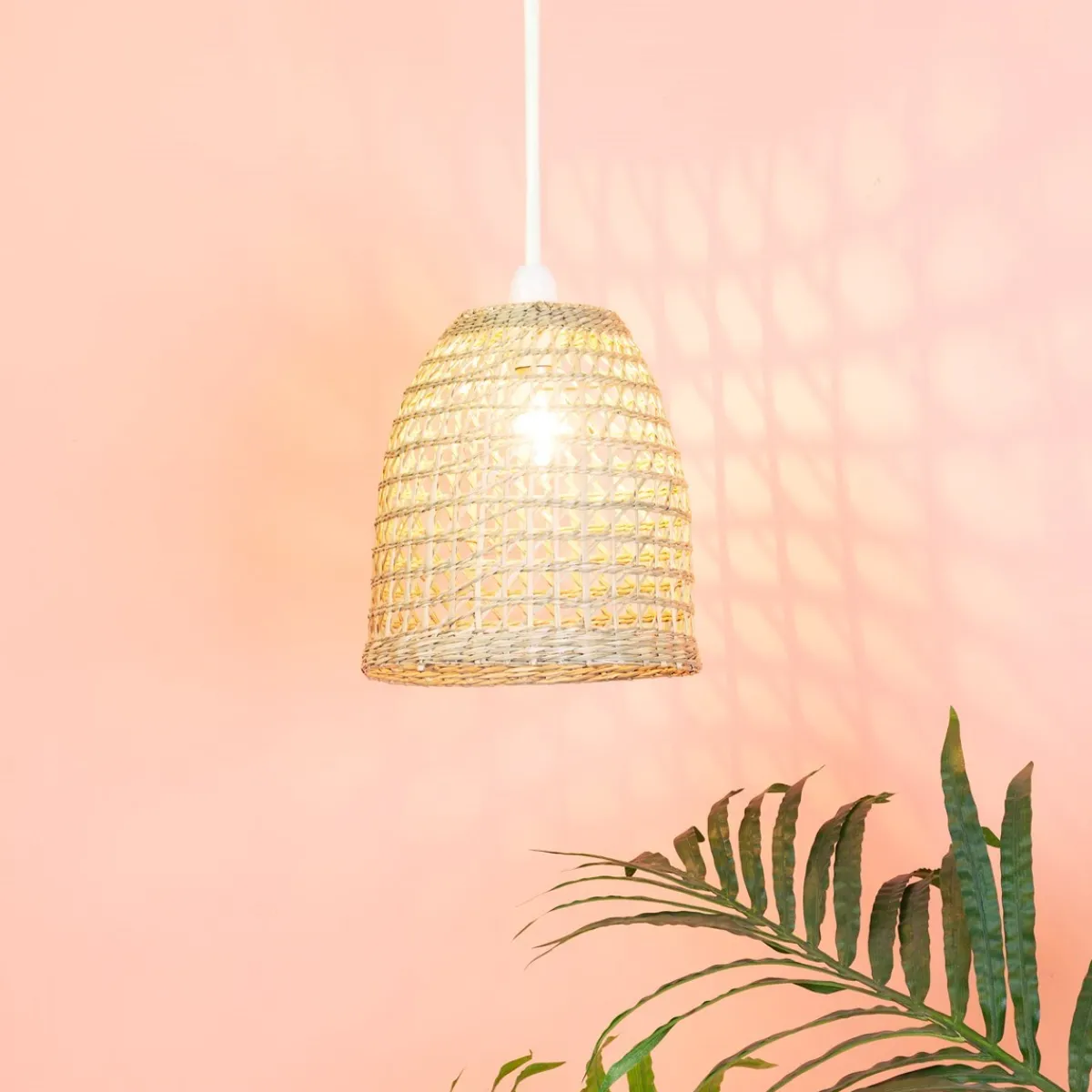 Outlet Sass and Belle Woven Seagrass Lampshade